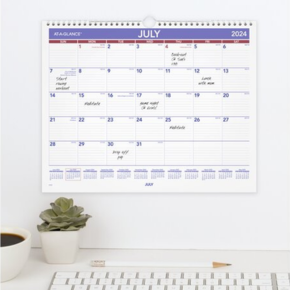 Academic 2024-2025 Monthly Wall Calendar, item number AY82825